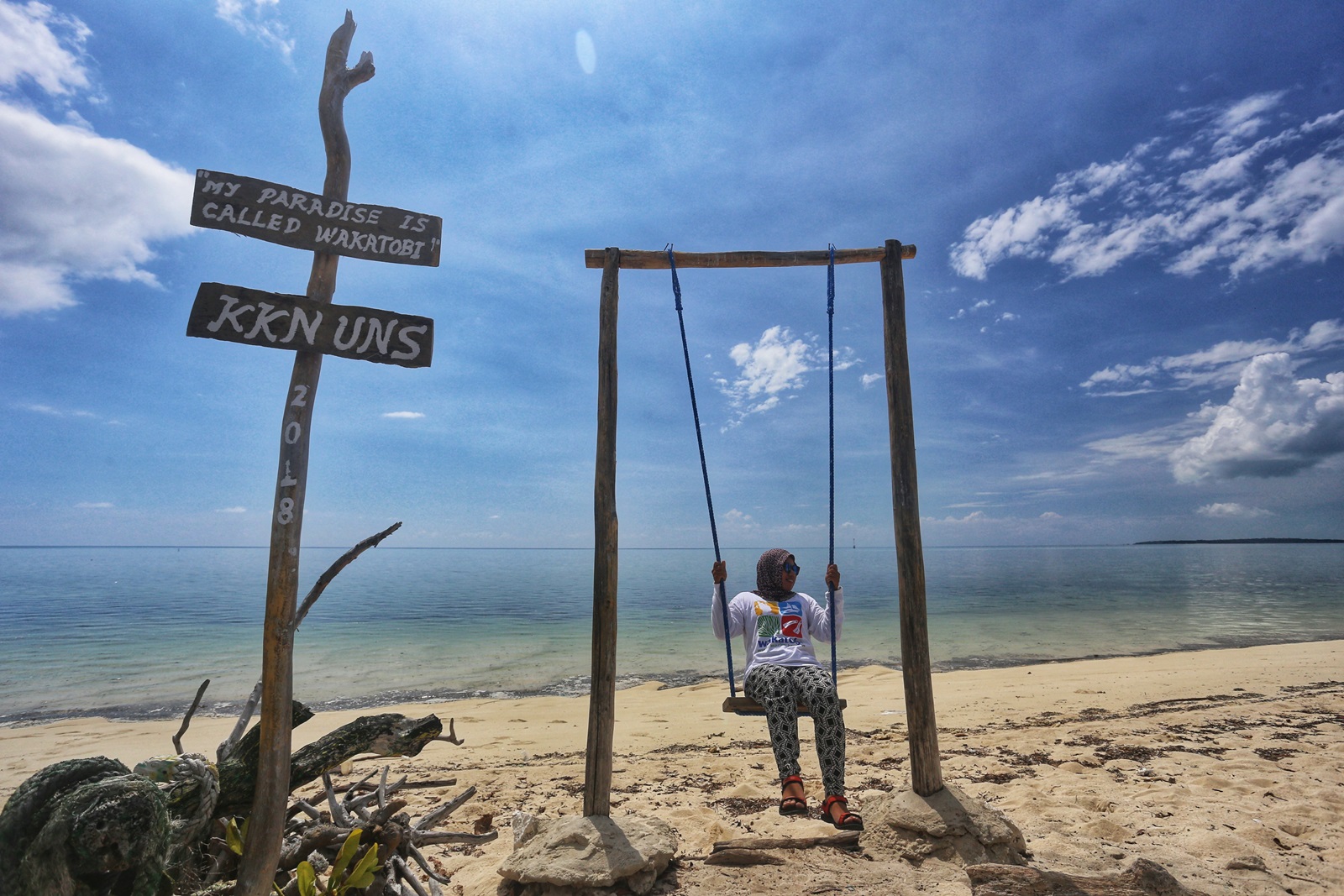 Pantai Taduno Hamparan Pasir Putih Di Ujung Kaledupa