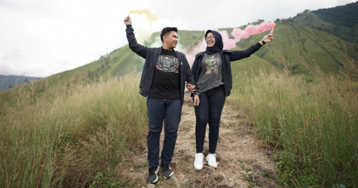 Wisata Dan Foto Prewedding Romantis Di Bukit Gajah Bobok